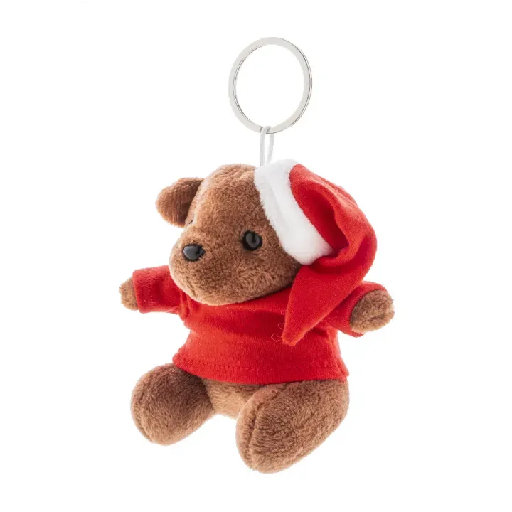 Plush Christmas teddy bear keyring - AP800052 (ANDA#1XX)